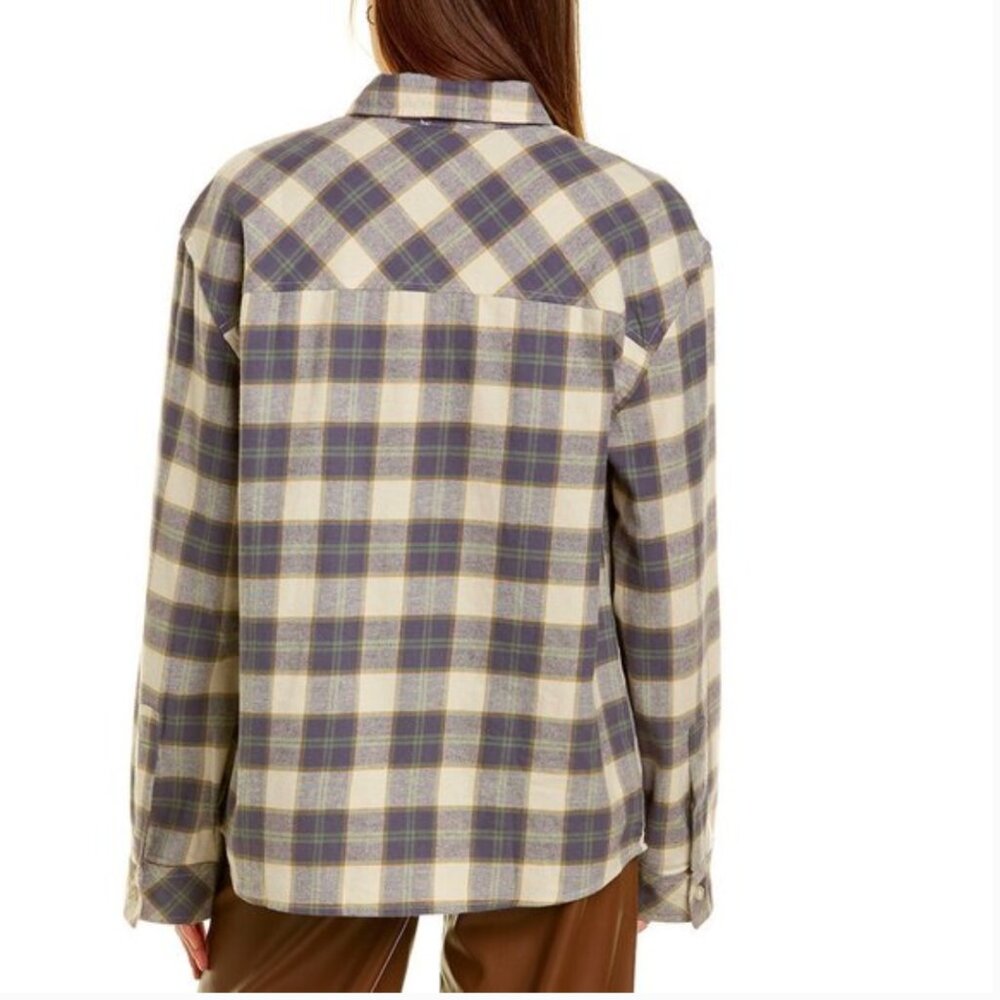WeWoreWhat Boyfriend Flannel Shirt Size XS/S - Picture 4 of 7